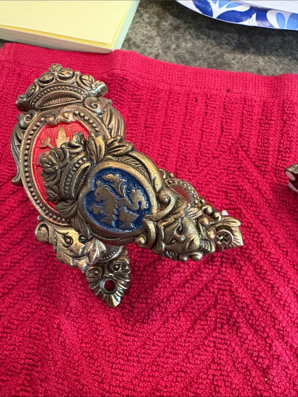 Ornate Antique-Medieval Style Sword and or Gun Hangers - Picture 4 of 5